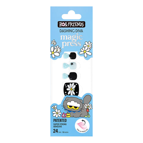 Dashing Diva Magic Press Pedicure Star Friends (Joan & Friends)