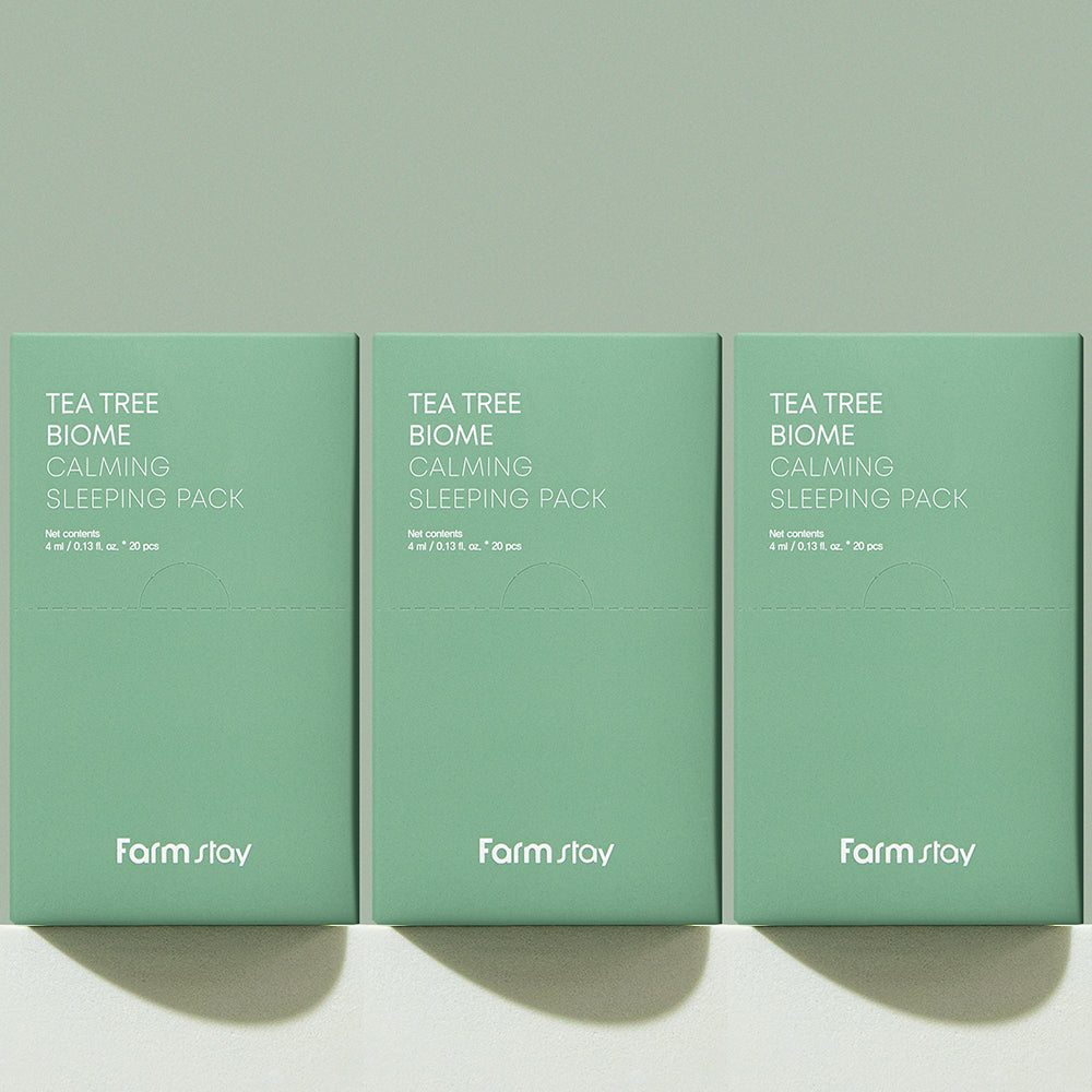Farmstay Tea Tree Biome Calming Sleeping Pack 4ml, 60pcs