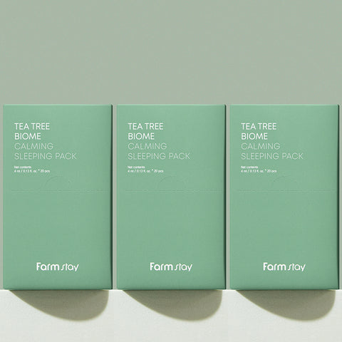Farmstay Tea Tree Biome Calming Sleeping Pack 4ml, 60pcs