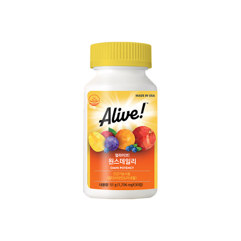 Alive One Daily Multi Multivitamin 30 Tablets (1-Month Supply)