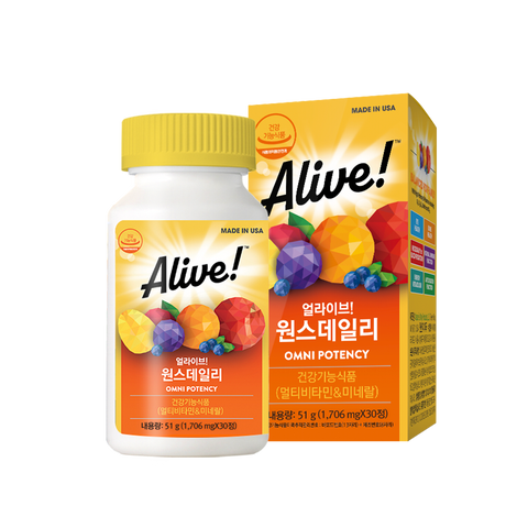 Alive One Daily Multi Multivitamin 30 Tablets (1-Month Supply)