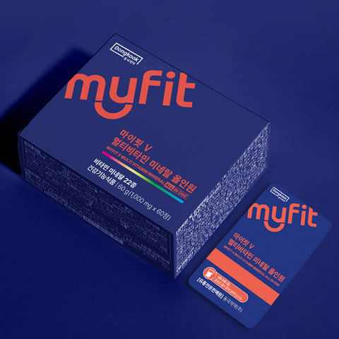 DongKook MyFit V All-in-One Multivitamin & Mineral 1000mg x 60 tablets (6 Pack) (12 months)
