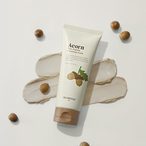 Skinfood Acorn Pore Peptide Tightening Cleansing Foam 150ml (2 Pack)