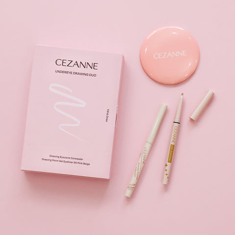 Cezanne Aegyosal Drawing Duo Set (Concealer Pencil + Gel Eyeliner)