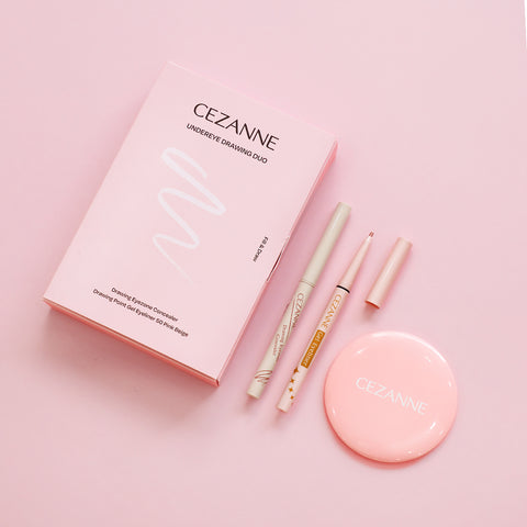 Cezanne Aegyosal Drawing Duo Set (Concealer Pencil + Gel Eyeliner)