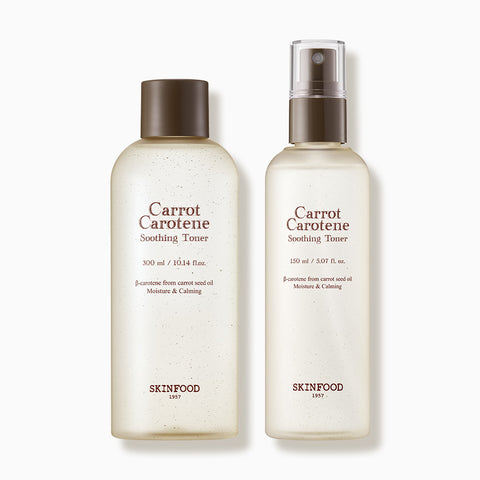 Skinfood Carrot Carotene Soothing Moist Toner Set (Toner + Mist)