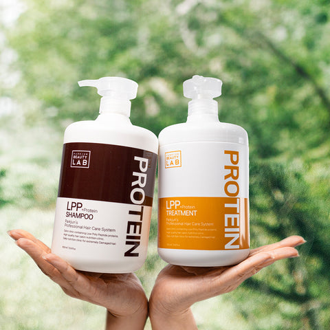ParkJun Beauty Lab LPP Protein Silicone-Free Mild-Acid Shampoo & Treatment Set (2-Piece)