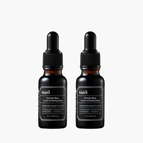 Dear Klairs EGF Ampoule Midnight Blue Youth Activating Drop 20ml (2 Pack)