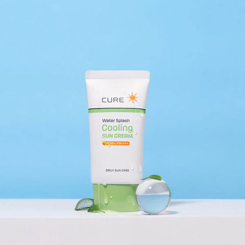 Kim Jeong Moon Aloe Cure Water Splash Cooling Sun Cream SPF50+ 40ml (2 Pack)