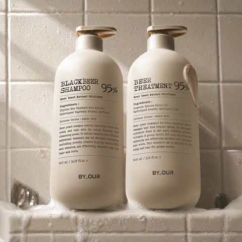 Byour Beer Yeast Hair Loss Care Shampoo 1017ml + Beer Yeast Protein Treatment 1017ml