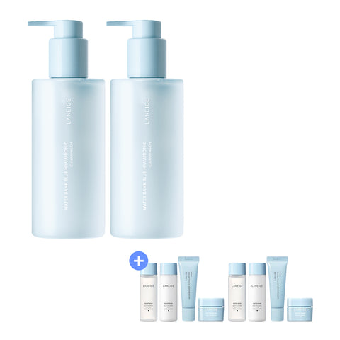 Laneige Water Bank Blue Hyaluronic Cleansing Oil 250ml x 2