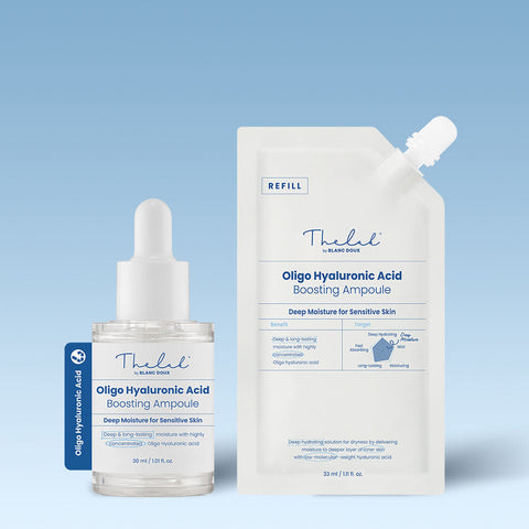 THE LAB by blanc doux Oligo Hyaluronic Acid Boosting Ampoule 30ml + Refill 33ml
