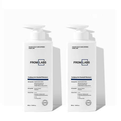Fromlabs Purifying Dandruff-Care Scalp Shampoo 500ml (2 Pack)