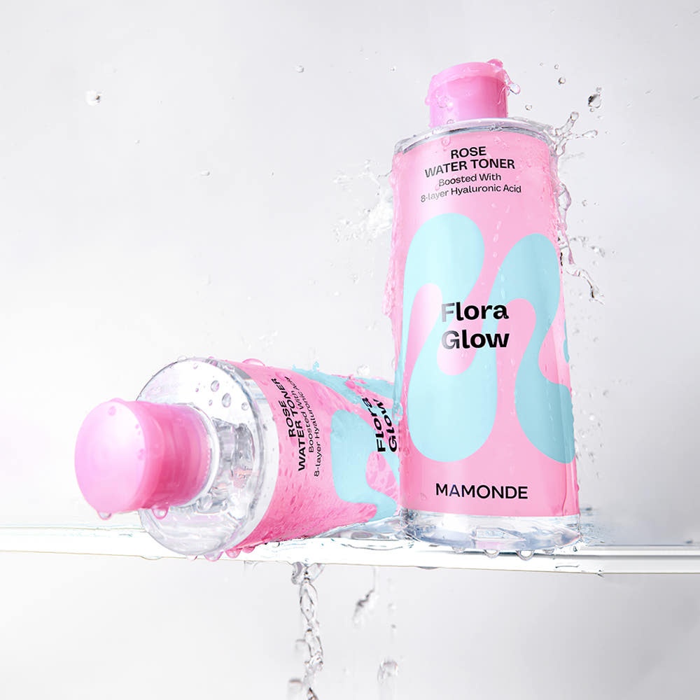 Mamonde Flora Glow Rose Water Toner 500ml (Set of 2)