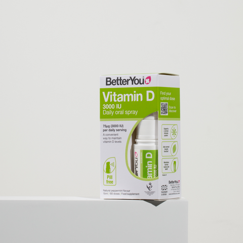 Spatone BetterYou Vitamin D 3000 IU Daily Oral Spray (3-Month Supply)