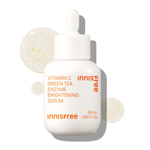 Innisfree Vitamin C 2-Piece Set Vitamin C Capsule Serum 50 mL + Vitamin C Green Tea Enzyme Blemish Toning Pads 60 sheets