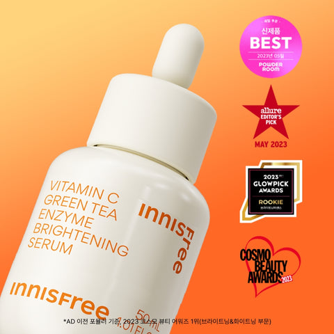 Innisfree Vitamin C 2-Piece Set Vitamin C Capsule Serum 50 mL + Vitamin C Green Tea Enzyme Blemish Toning Pads 60 sheets