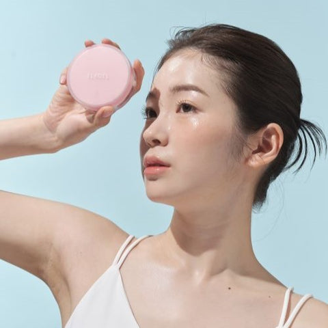 Elroel Strawberry Milk Tone-up Sun Cushion 25g