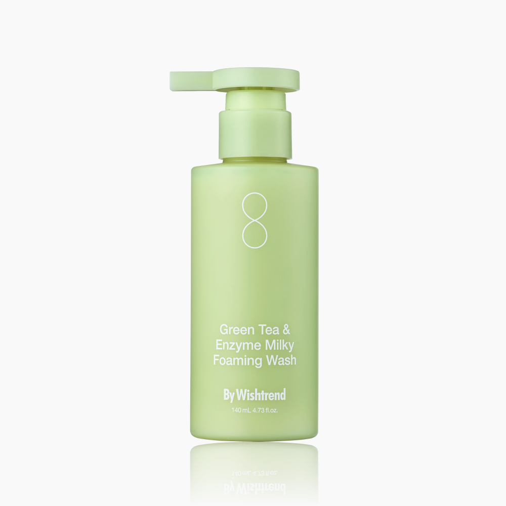 By Wishtrend Green Tea & Enzyme Milky Foaming Wash 140ml