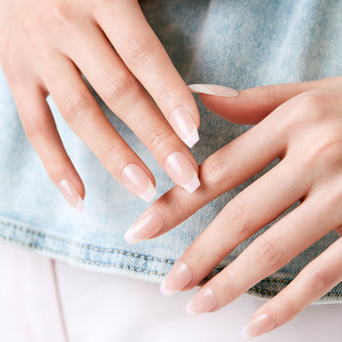Dashing Diva Magic Press Pearl French (Coffin) Nail Tips