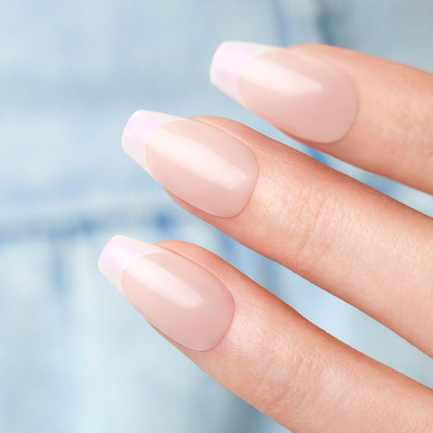 Dashing Diva Magic Press Pearl French (Coffin) Nail Tips
