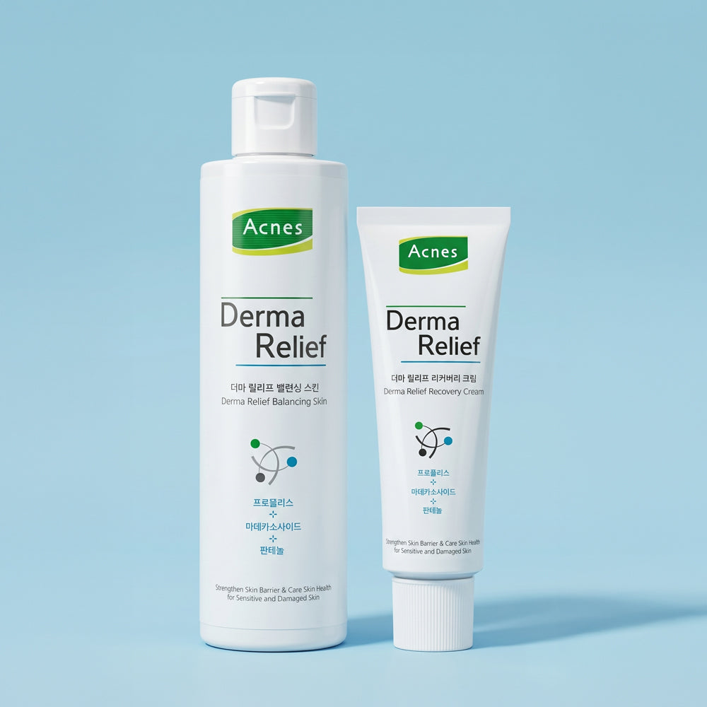 Acnes Derma Relief Balancing Set Skin 200ml + Recovery Cream 40ml