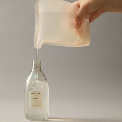 Aromatica Vitalizing Rosemary All-in-One Wash 300ml (Refill)