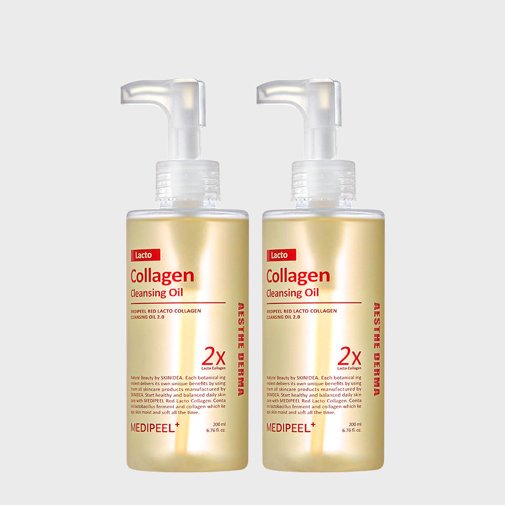 Medipeel Red Lacto Collagen Cleansing Oil 200ml x 2 Set