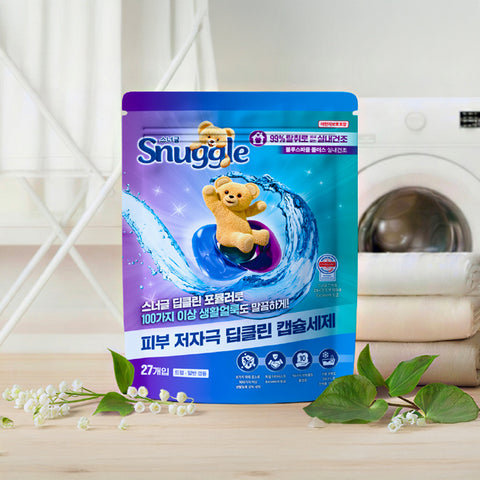 Snuggle Huggable Cotton Deep Clean Hypoallergenic Laundry Capsules 30-count
