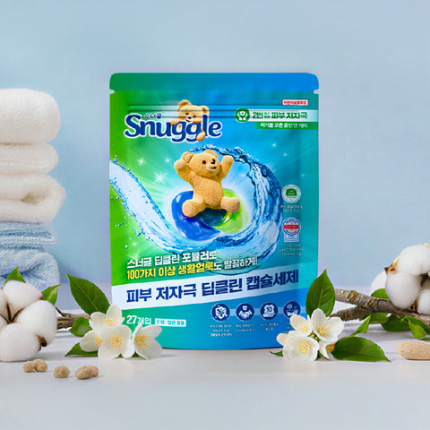 Snuggle Huggable Cotton Deep Clean Hypoallergenic Laundry Capsules 30-count