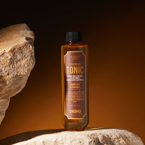 Dashu For Men Ultra Holding Power Wax 100ml + Grooming Tonic 200ml Pump Set