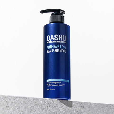 Dashu Daily Herbal Scalp Gold Shampoo 500ml & Cooling Scalp Spray 2-Piece Set