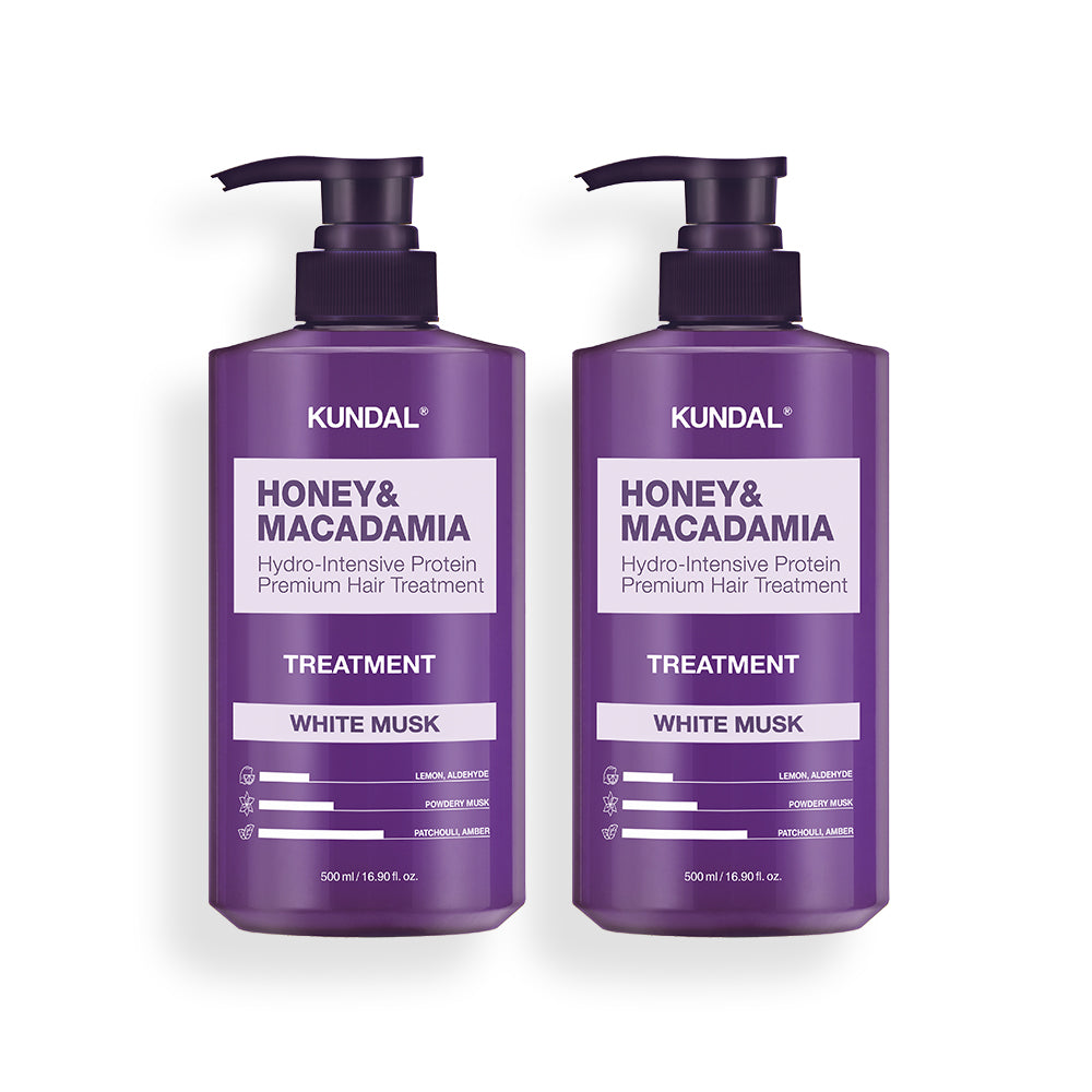 Kundal Protein Hair Treatment 2pc Set White Musk 500ml