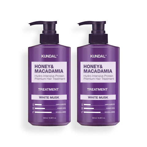Kundal Protein Hair Treatment 2pc Set White Musk 500ml