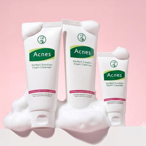Acnes Perfect Solution Foam Cleanser 200ml x 2 (Free Perfect Foam 60ml)