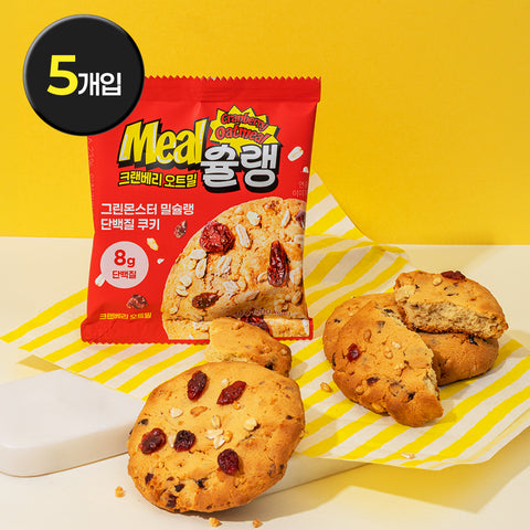 Green Monster Protein Cookie Cranberry Oatmeal 40g x 5