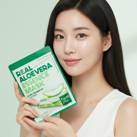 Farmstay Real Aloe Vera Essence Mask Pack 23ml (10 Sheets)