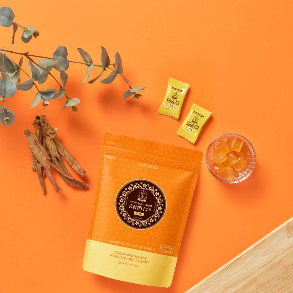 JungKwanJang Renesse Unsweetened Red Ginseng Candy 240g