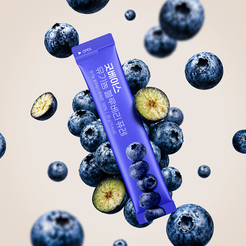 JungKwanJang Good Base Organic Blueberry Puree 20g x 14 sachets (Product of USA)