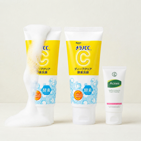 Melano CC Enzyme Face Wash Foam Cleanser 130g (2 Pack)