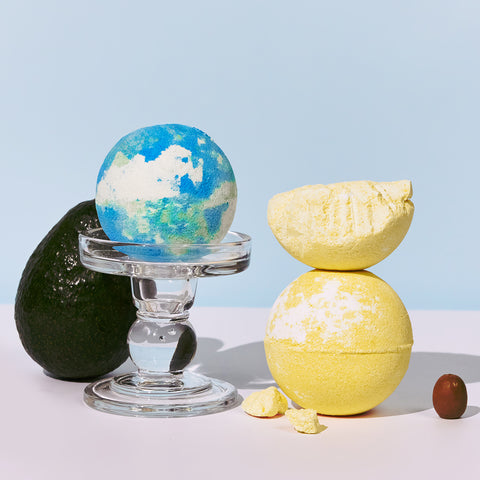 Chasing Rabbit Only One Earth Bath Bomb (Vegan) Lemon Musk 180g (2 Pack)