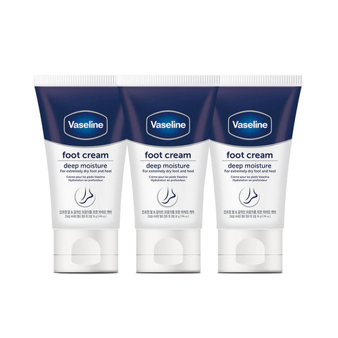 Vaseline Foot Cream Deep Moisture 55g (3 Pack)