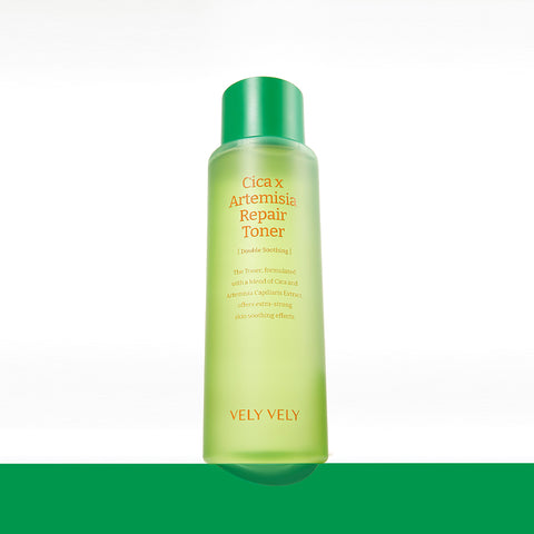 VELY VELY Cica Injin Ssuk Repair Skincare 3-Piece Set (Toner + Essence + Cream)