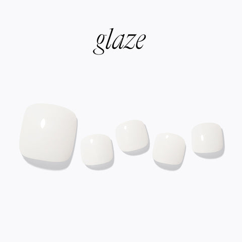 Dashing Diva Glaze Pedicure Blanc