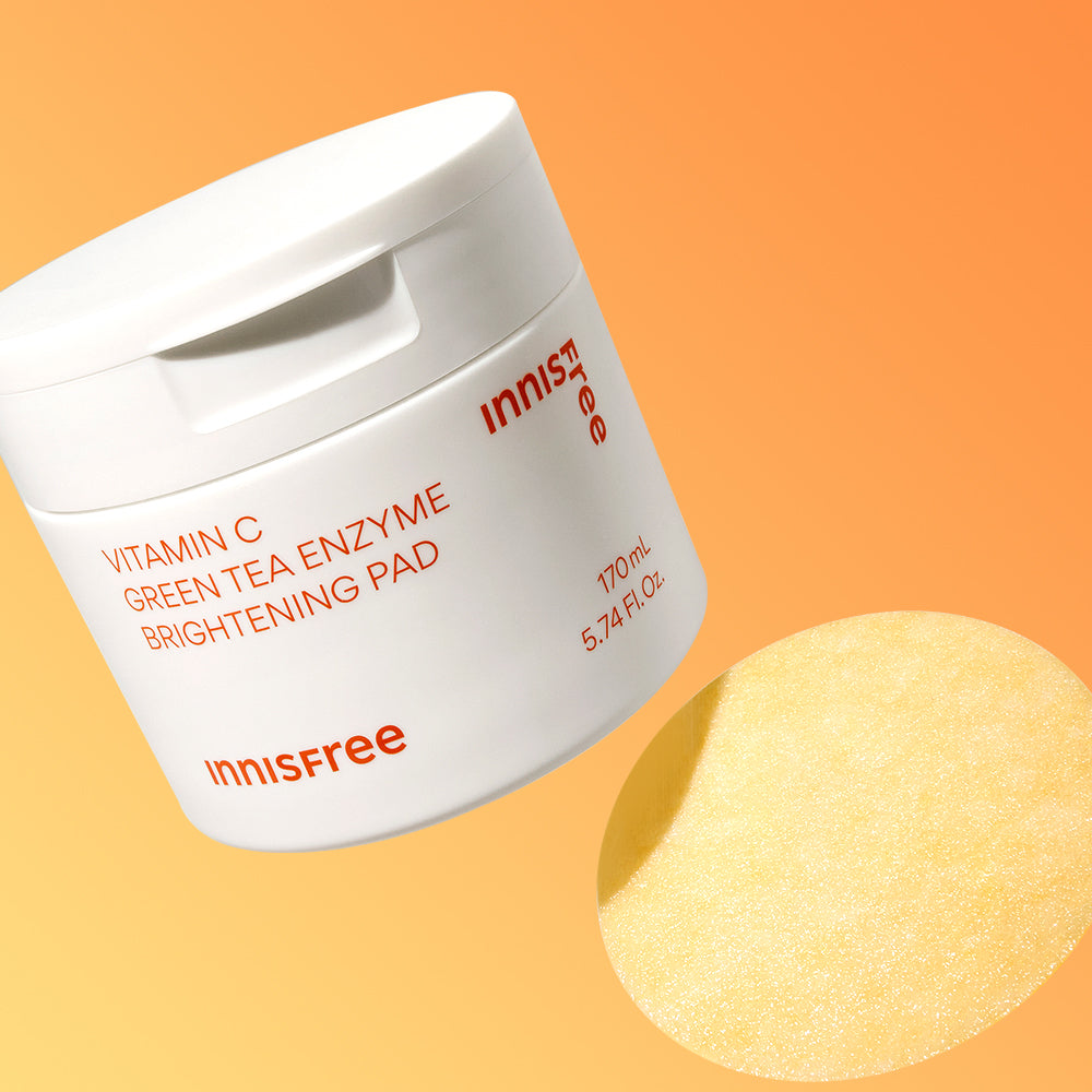 Innisfree Vitamin C Green Tea Enzyme Toning Pad 60 Sheets