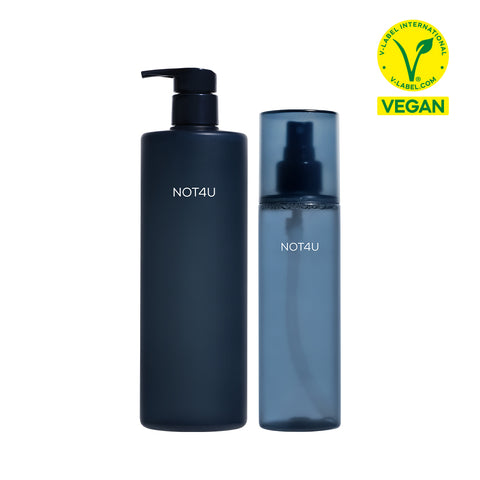 NOT4U Clear All-In-One Wash & Mist for Men (500ml + 200ml)