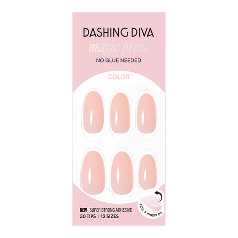 Dashing Diva Magic Press Light Pink (Almond) Nail Tips