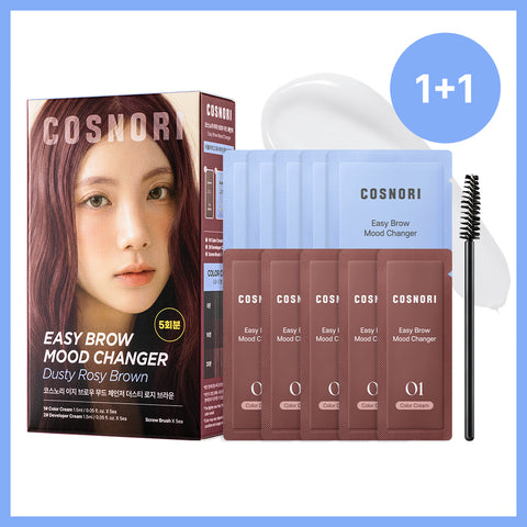 Cosnori Easy Brow Mood Changer (5 Uses) Dusty Rosy Brown (2 Pack)