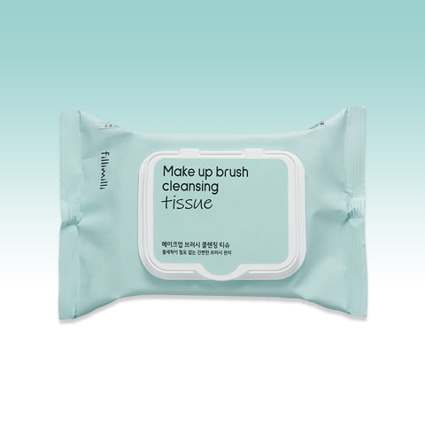 Fillimilli Makeup Brush Cleansing Tissues 20 Sheets