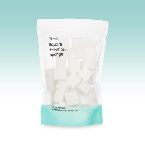 Fillimilli Square Tension Sponge 40pcs